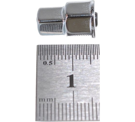 Переходник для трещоточных ключей 10мм для головок 1/4" KING TONY 373202R