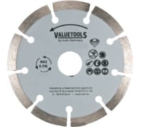 Круг алмазный отрезной сегментный (115х22 мм) KWB 7991-50