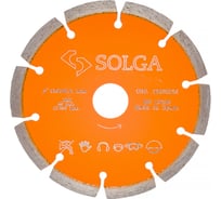 Диск алмазный BASIC сегментный по железобетону (125х22.2 мм) Solga Diamant 12803125