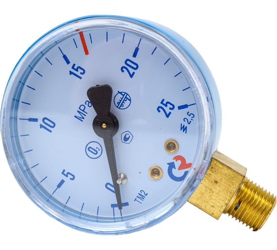 Манометр 25 МПа, кислород, 1/8" NPT ПТК 00000041917