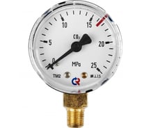 Манометр 25 МПа, черный, углекислота, 1/8" NPT ПТК 00000041919