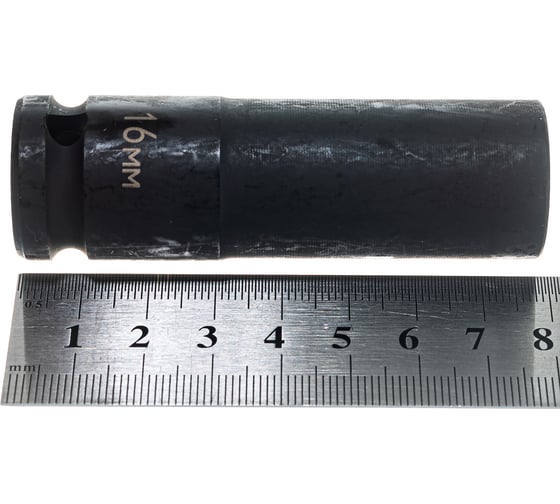 Головка ударная 6-ти гранная удлиненная (16 мм; 1/2") Дело Техники 660216
