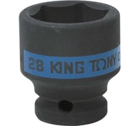Головка торцевая ударная шестигранная (28 мм; 1/2") KING TONY 453528M