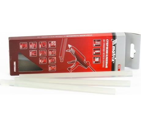 Стержни клеевые прозрачные (11 мм; 200 мм; 6 шт.) MATRIX 930720