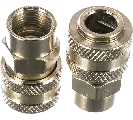 Муфта универсальная быстросъемная (мама "рапид" - F3/8") 2 шт. Stels 57056