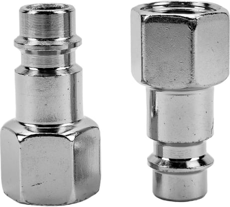 Ниппель универсальный быстросъемный STELS папа, внутренняя резьба 1/4, 2 шт. // 57054