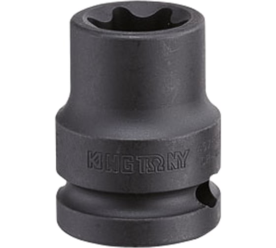 Головка торцевая ударная TORX Е-стандарт (E28; 56 мм; 3/4") KING TONY 657528M 1