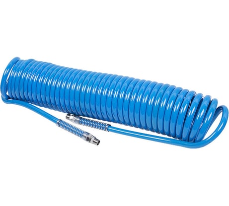 Шланг пневматический спиральный (8х12 мм; 15 м; М1/4") MIGHTY SEVEN SD-23115