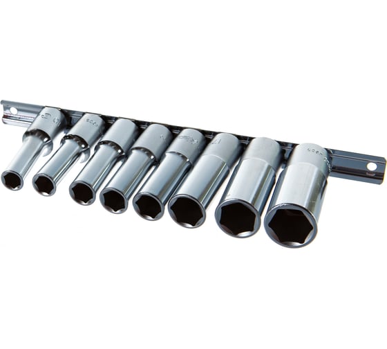 Комплект 6-ти гранных торцевых головок (10-21 мм; 1/2"; 8 шт.) Hans 4608MD