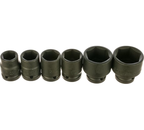 Комплект ударных торцевых головок (17-32 мм; 1/2"; 6 шт.) Hans 84607M