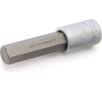 Головка со вставкой 1/2" шестигранной 17 мм, длина 100мм Дело Техники 625117