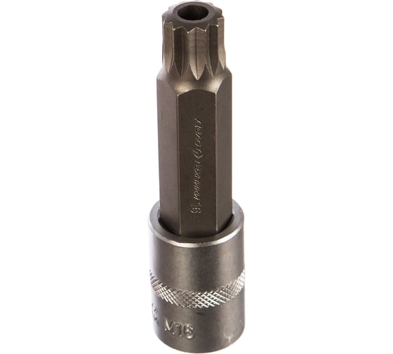 Головка со вставкой (1/2"; Spline M16 с отверстием; 100 мм) Дело Техники 625466
