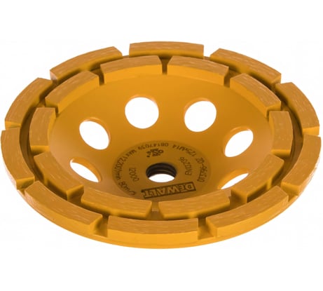 Чашка алмазная двойная EXTREME (125 мм; M14) DEWALT DT3796