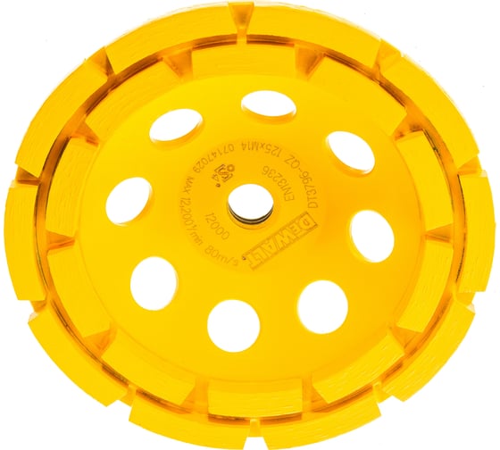 Чашка алмазная двойная EXTREME (125 мм; M14) DEWALT DT3796