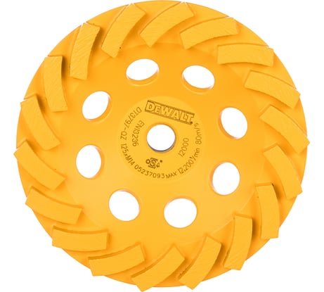 Чашка алмазная Turbo EXTREME (125 мм; M14) DEWALT DT3797