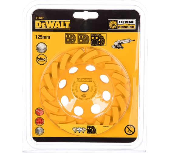 Чашка алмазная Turbo EXTREME (125 мм; M14) DEWALT DT3797