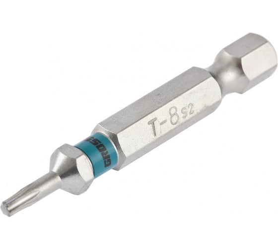 Набор бит TORX (Т8; 50 мм, сталь S2) 10 шт. GROSS 11467