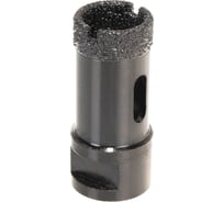 Высокоскоростная алмазная коронка по керамограниту и железобетону ЗУБР Профессионал М14, вакуумное спекание, 25 мм, для УШМ 29865-25