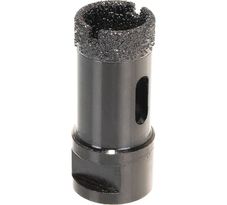 Высокоскоростная алмазная коронка по керамограниту и железобетону ЗУБР Профессионал М14, вакуумное спекание, 25 мм, для УШМ 29865-25