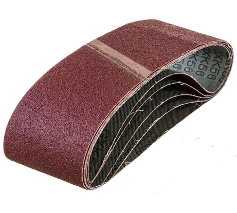 Лента шлифовальная бесконечная СТАНДАРТ на тканевой основе (5 шт; 75х533 мм; P120) для ЛШМ Зубр 35342-120