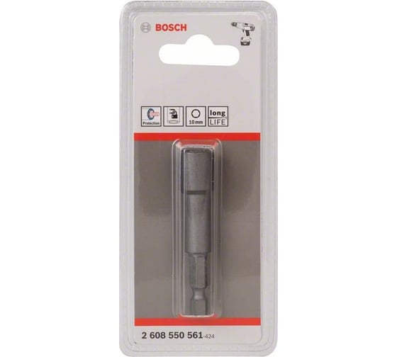 Головка торцевая 10 мм Bosch 2.608.550.561