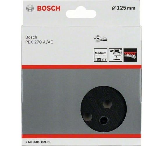 Тарелка опорная 125 мм для PEX 270 A/AE Bosch 2608601169