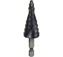 Ступенчатое сверло HSS-AlTiN 4-20 мм, HEX 1/4" Bosch 2608588070