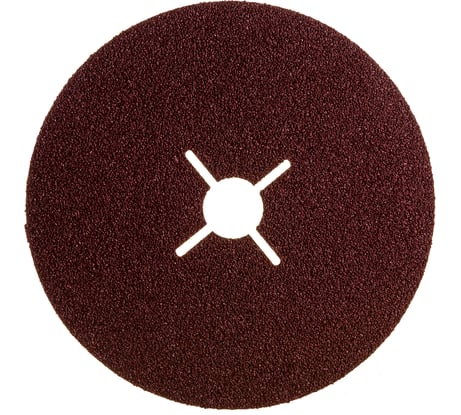 Круг шлифовальный ПРОФИ фибровый (5 шт; 150х22 мм; P40) для УШМ Зубр 35585-150-040