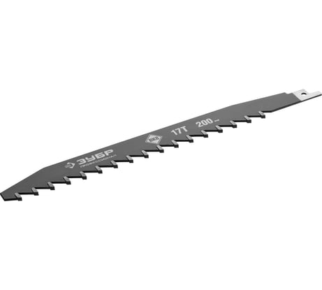 Полотно ПРОФЕССИОНАЛ по лёгкому бетону (250х200 мм; 17T; ВК8) для сабельной электроножовки Зубр 159770-17