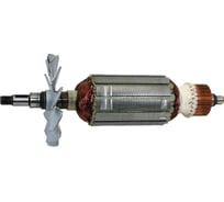 Якорь (ротор) аналог для болгарки (УШМ) 180 мм: Протон МШУ-180/1250, Vorskla ПМЗ1.2-180B, Stern AG-180 Q, Intertool DT-0218 и др. TORGWIN IK-8805