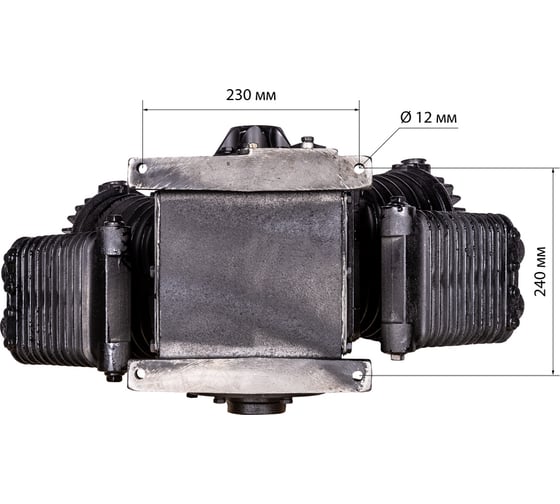 Компрессорная головка ременная AEROMAX B2105T Foxweld 9016