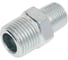 Переходник M1/2"-M3/8" наружная резьба Pegas pneumatic 4119 2