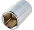 Головка торцевая JTC 6-гранная 1/4x15/32, длина 25мм -2241532 932411 2