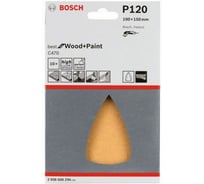 Набор 10 шлифлистов по дереву и краске (100х150 мм; 7 отв.; K120) Bosch 2608608Z96