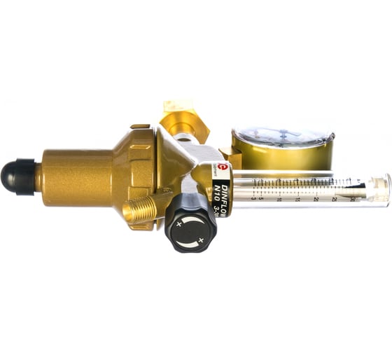 Регулятор для углекислоты и аргона DINFLOW Control N1 с ротаметром GCE ARV0059