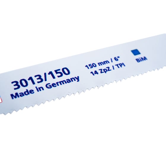 Полотно по металлу 3013/150 (5 шт; 150х19х0.9 мм; 130 мм; 14 TPI) WILPU 1461500005