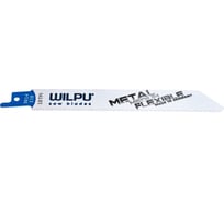 Полотно по металлу 3014/150 Bi-metal (5 шт; 150х19х0.9 мм; 130 мм; 18 TPI) WILPU 1441500005