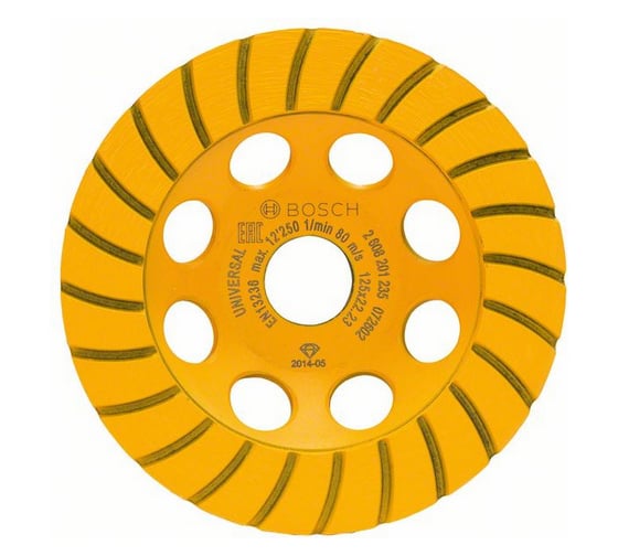 Алмазная чашка Universal (125х22.2 мм) Bosch 2608201235 1