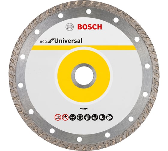 Диск алмазный ECO Universal Turbo (115х22.2 мм) Bosch 2608615036 1