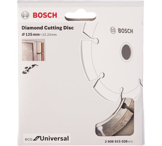 Диск алмазный ECO Universal (125х22.2 мм) Bosch 2608615028