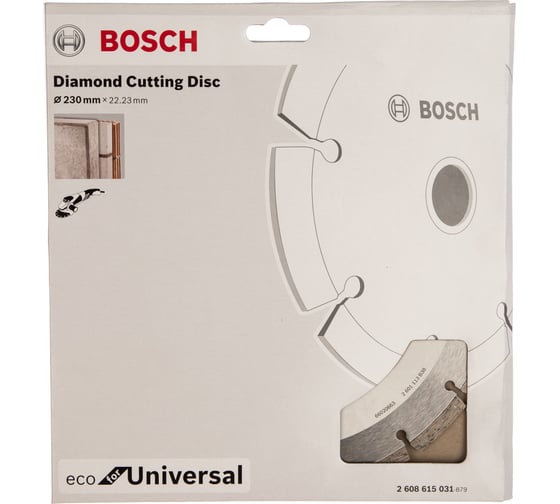 Диск алмазный ECO Universal (230х22.2 мм) Bosch 2608615031