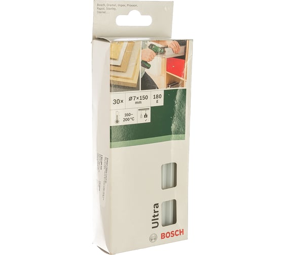 Клеевые стержни молочные (7х150 мм) 30 шт. Bosch 2609256D29