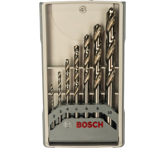 Набор сверл по металлу HSS-G (2-10 мм) 7 шт. Bosch 2608589295