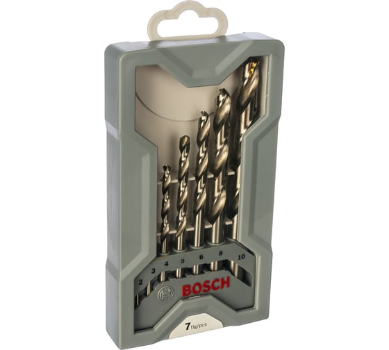 Набор сверл по металлу HSS-G (2-10 мм) 7 шт. Bosch 2608589295