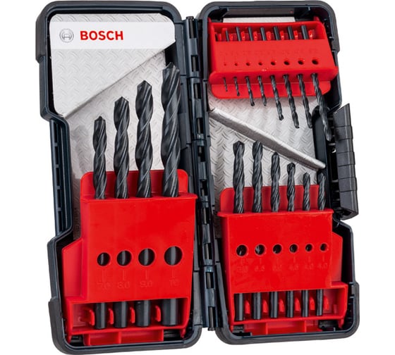 Набор сверл по металлу HSS-R (1-10 мм) 18 шт. Bosch 2608589294