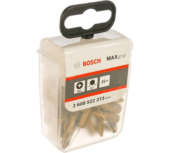Бита Max Grip (PH2; 25 мм; 25 шт.) Bosch 2608522273