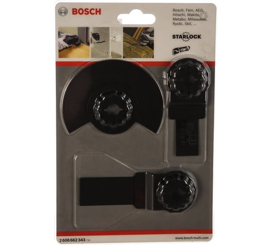 Набор полотен по древесине (3 шт.) Bosch 2608662343 1