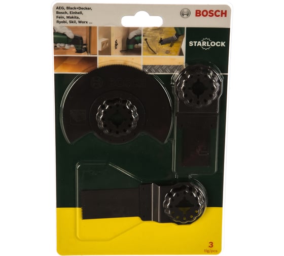 Набор оснастки по древесине (3 шт.) Bosch 2607017323