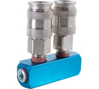 Разветвитель пневматический (1/4"; рапид EURO) WIEDERKRAFT WDK-82ML