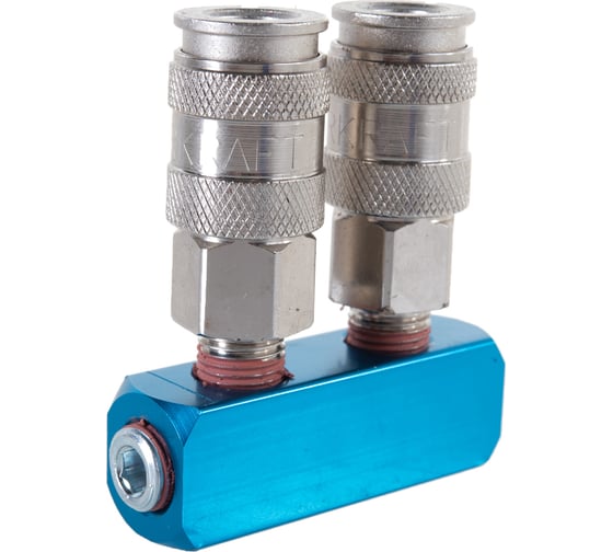 Разветвитель пневматический (1/4"; рапид EURO) WIEDERKRAFT WDK-82ML 1